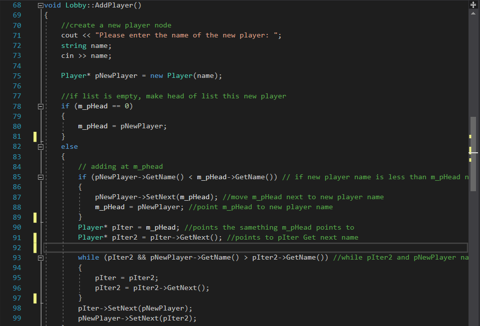 Game Lobby Code