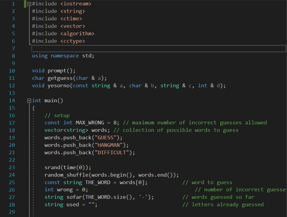 Hangman Code