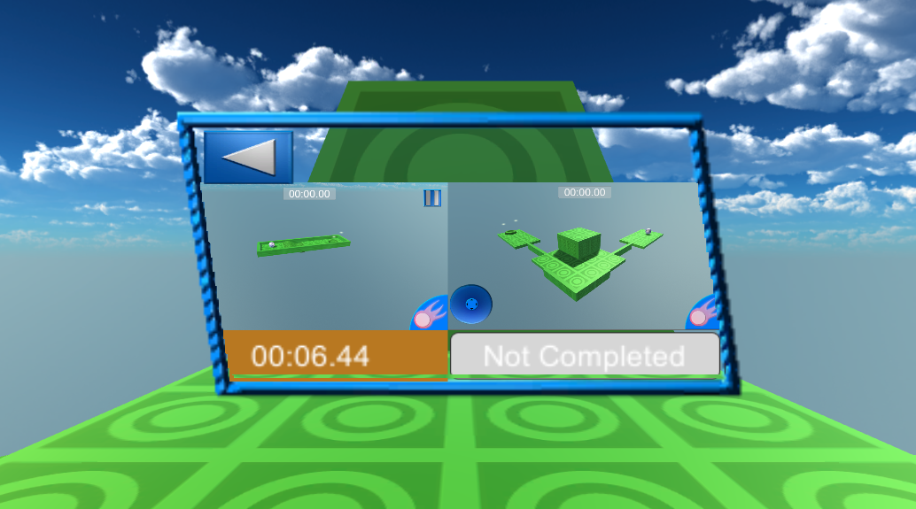 Skyball Racer Level Select