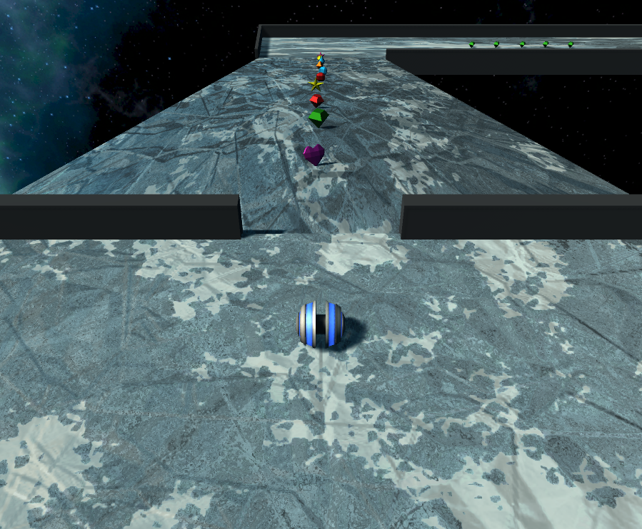 Roll-A-Ball With Ice Floors Game