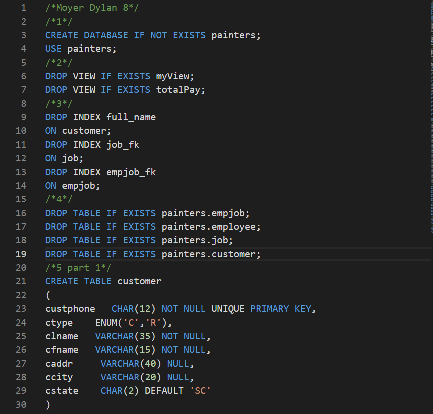 SQL Scripts code 5