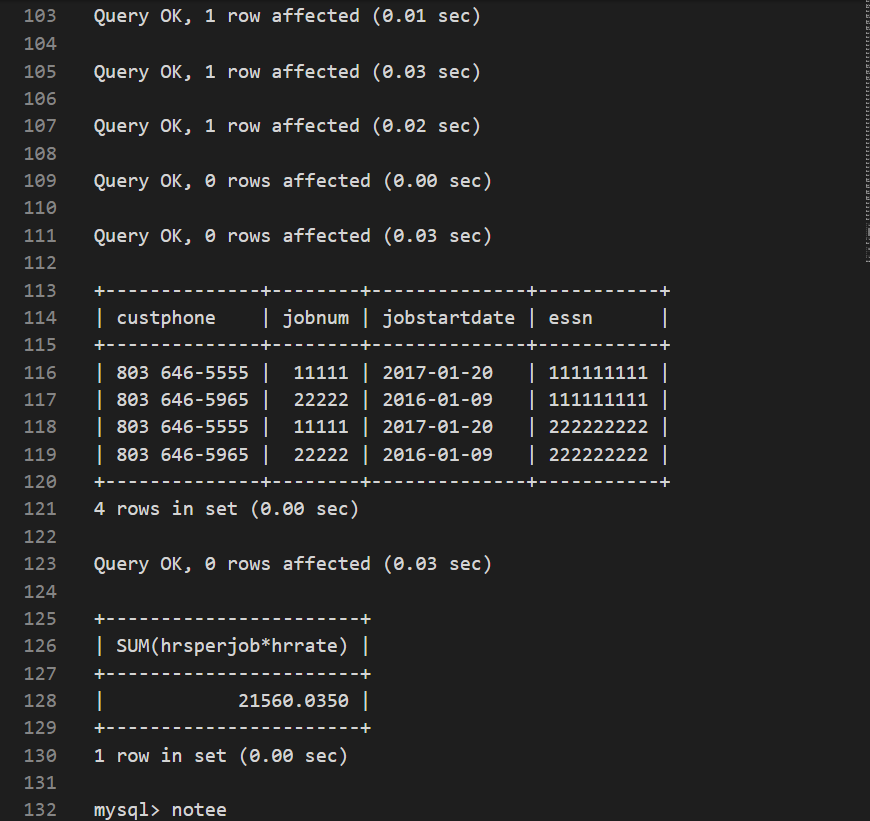 Script Output code 5