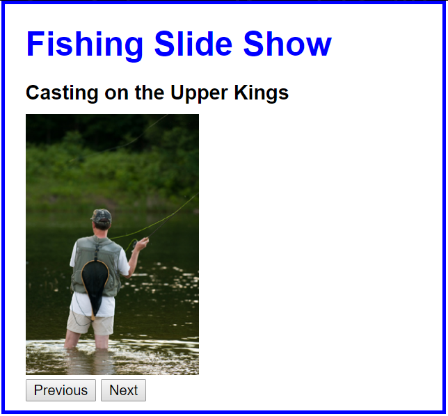 Fishing Slide Show Program